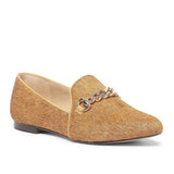 Saint Joan Tan Color Navy Leather Shoes