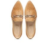 Saint Joan Tan Color Navy Leather Shoes