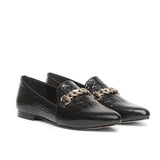 Saint Osyth  Black Color Leather Shoes