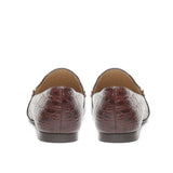 Saint Pusinna Tan Color Navy Leather Shoes