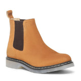 Saint Martha Tan Leather Ankle Boots