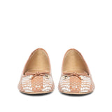 Saint Fausta Multi Woven Leather Ballerina’s