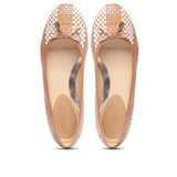 Saint Fausta Multi Woven Leather Ballerina’s