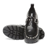 Saint Eleanore Black Color Leather Ankle Boots