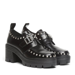 Saint Eleanore Black Color Leather Ankle Boots