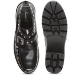 Saint Eleanore Black Color Leather Ankle Boot