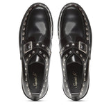 Saint Eleanore Black Color Leather Ankle Boots