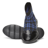 Saint Madeline Blue Suede Leather Ankle Boot