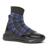 Saint Madeline Blue Suede Leather Ankle Boot