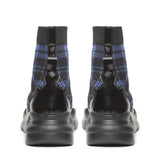 Saint Madeline Blue Suede Leather Ankle Boot