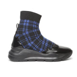 Saint Madeline Blue Suede Leather Ankle Boots