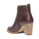 Saint Alexa Brown Leather Ankle Boots