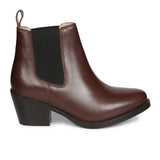 Saint Luna Burgundy Leather chelsea Boots