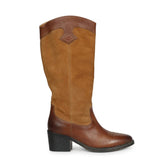 Saint Geox Women Brown Leather Long Boot