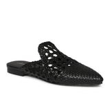 Saint Messy Woven Leather Flats Muels. - SaintG