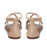 Saint Adilia Beige Leather Flats - SaintG