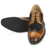 Saint Bernard  Tan Leather Lace Up Brogue