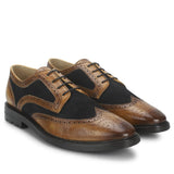 Saint Bernard  Tan Leather Lace Up Brogue