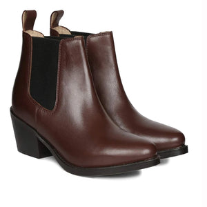 Saint Luna Burgundy Leather chelsea Boots