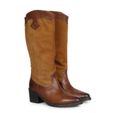 Saint Geox Women Brown Leather Long Boot