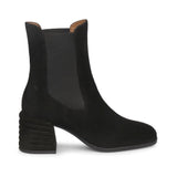 Saint Rachel Black Leather High Ankle Boots