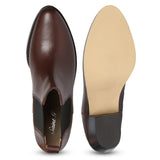 Saint Luna Burgundy Leather chelsea Boots