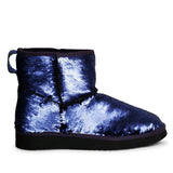 Saint Beatha Shimmering Sequins Blue Snug Boots