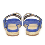 Saint G Blue Leather Flats - SaintG