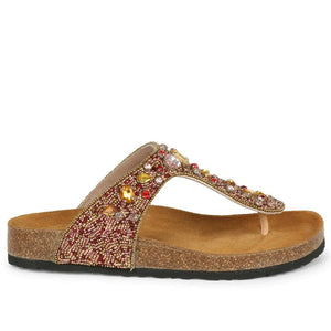 Saint Fadil Tan Leather Flat