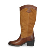 Saint Geox Women Brown Leather Long Boot
