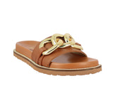 Saint Kiera Cuoio Chain-Link Trim Slides