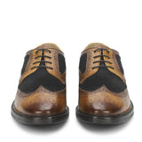 Saint Bernard  Tan Leather Lace Up Brogue
