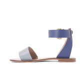 Saint Lea Blue Leather Flats - SaintG