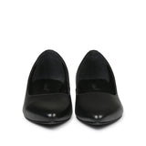 Saint Denise Black Leather Ballerina's