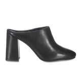Saint Augustus Black Leather Mules