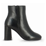 Saint Alexa Black Leather Ankle Boots