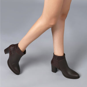 Saint Alexa Brown Leather Boots