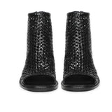 Anna Woven High Ankle Sandal