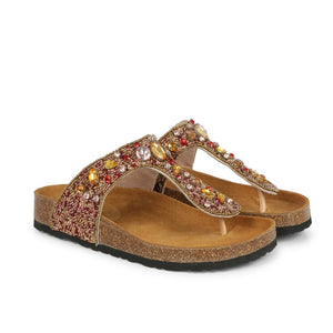 Saint Fadil Tan Leather Flat - SaintG