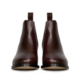 Saint Luna Burgundy Leather chelsea Boots