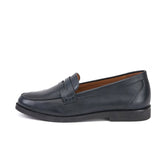 Saint Alena Dark Navy Leather Shoes