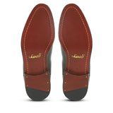 Saint Agostino Two Color Toned Olive Leather Chelsea Boot