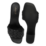 Kate Woven Mid Heeled Sandal