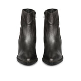 Saint Aldona Metallic Grey Leather Ankle Boot