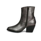 Saint Aldona Metallic Grey Leather Ankle Boot