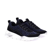 Saint Marena Blue Leather Sneakers