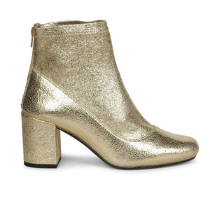 Saint Gold Leather Ankle Boot