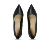 Saint Moderna Black Leather Pumps