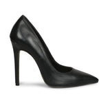 Saint Moderna Black Leather Pumps