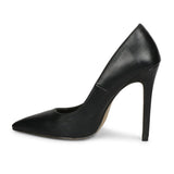 Saint Moderna Black Leather Pumps
